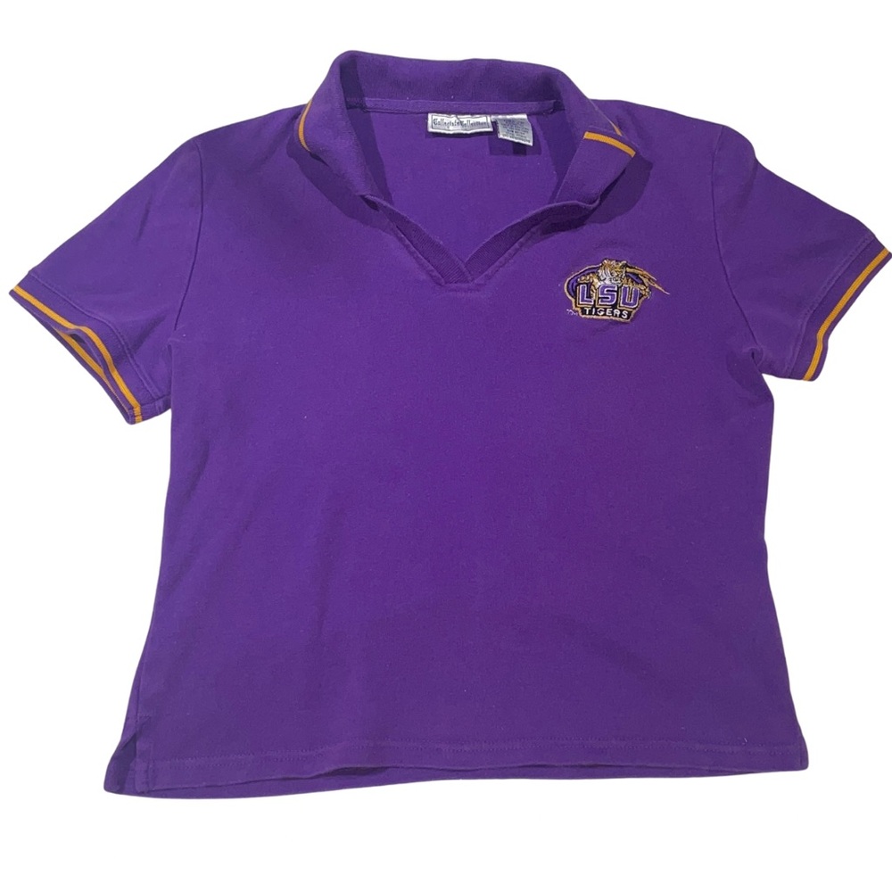 Purple LSU Tigers Women’s Polo Shirt
